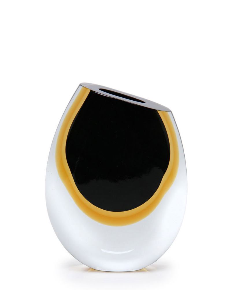Gardeco – Vase 96 Mini – Black/Ambar
