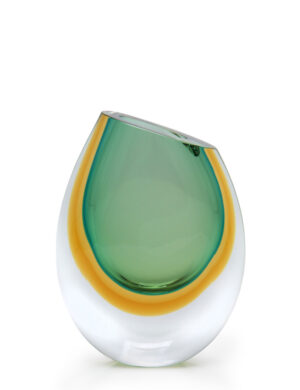 Gardeco – Vase 96 Mini – Green/Ambar